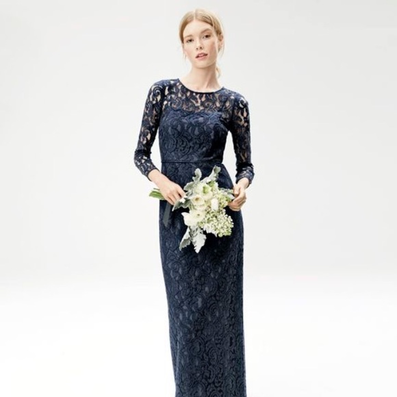 J. Crew Dresses & Skirts - Navy JCrew Selina Dress Sz 6 formal bridesmaid